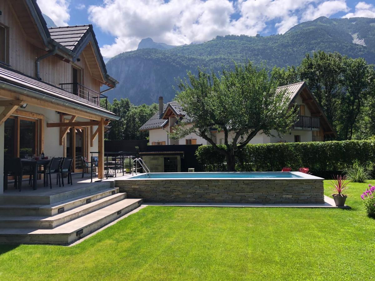 Chalet Barbara With Swimming Pool In The Heart Of Oisans Le Bourg-dʼOisans المظهر الخارجي الصورة